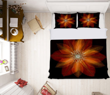 3D Fire Red Flower 2015 Assaf Frank Bedding Bed Pillowcases Quilt Quiet Covers AJ Creativity Home 