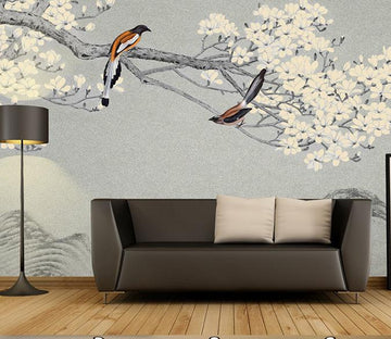 3D Birds And Flowers 571 Wall Murals Wallpaper AJ Wallpaper 2 