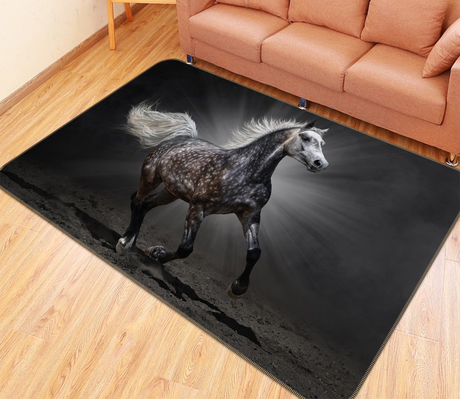 3D Horse 65094 Non Slip Rug Mat