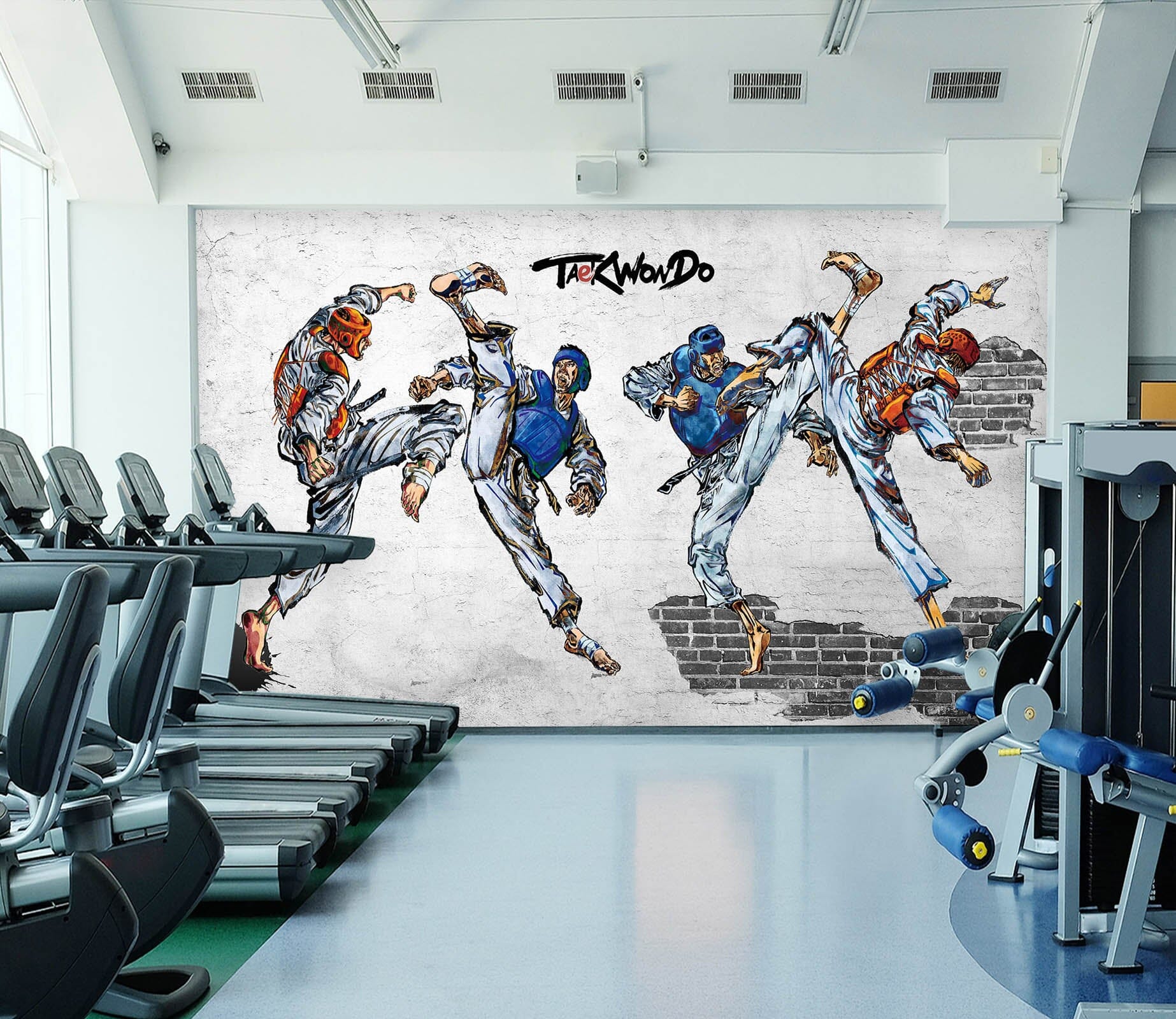 3D Fist Attack 039 Wall Murals Wallpaper AJ Wallpaper 2 