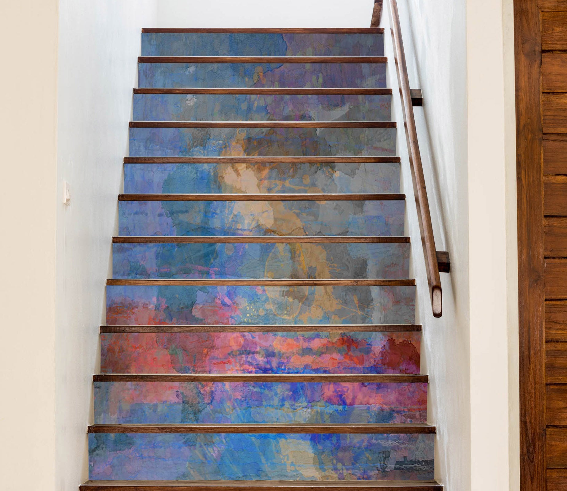 3D Purple Red Pigment Texture 104205 Michael Tienhaara Stair Risers