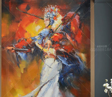 3D Peking Opera Singer 504 Wall Murals Wallpaper AJ Wallpaper 2 
