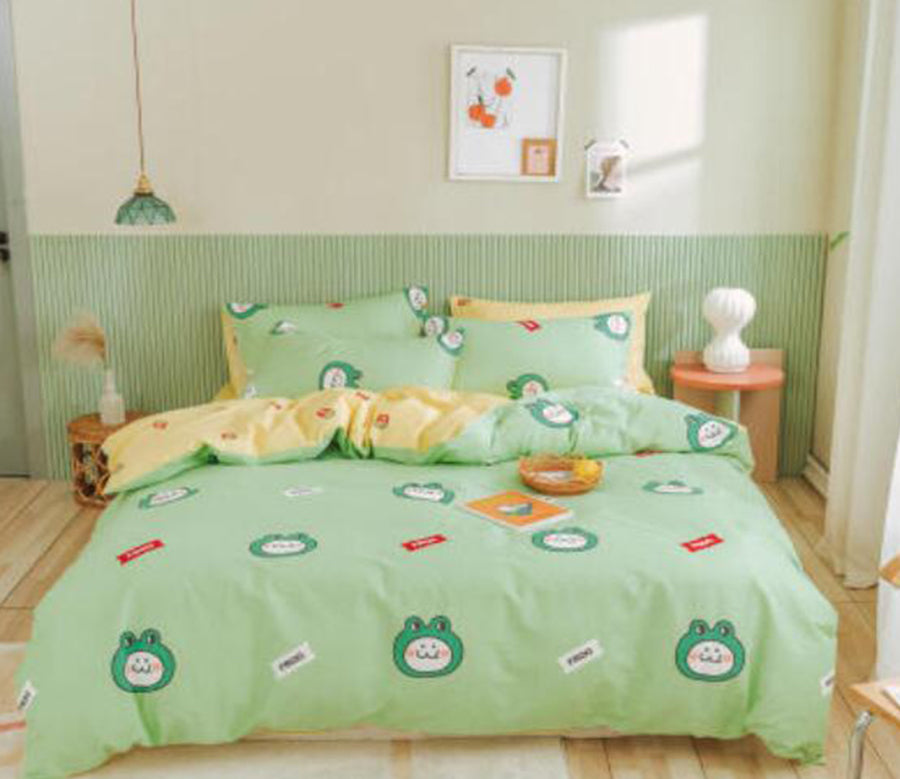 3D Frog Head 40068 Bed Pillowcases Quilt