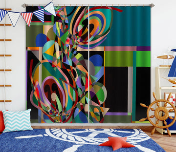 3D Color Origami 222 Allan P. Friedlander Curtain Curtains Drapes Curtains AJ Creativity Home 