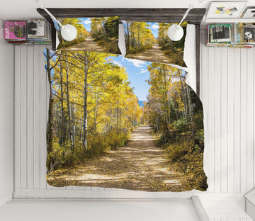 3D Shady Street 15188 Bed Pillowcases Quilt