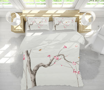 3D Plum Tree 12102 Bed Pillowcases Quilt