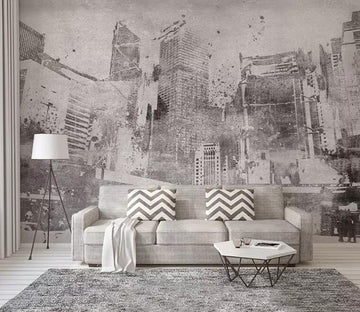 3D Grey City 1178 Wall Murals Wallpaper AJ Wallpaper 2 