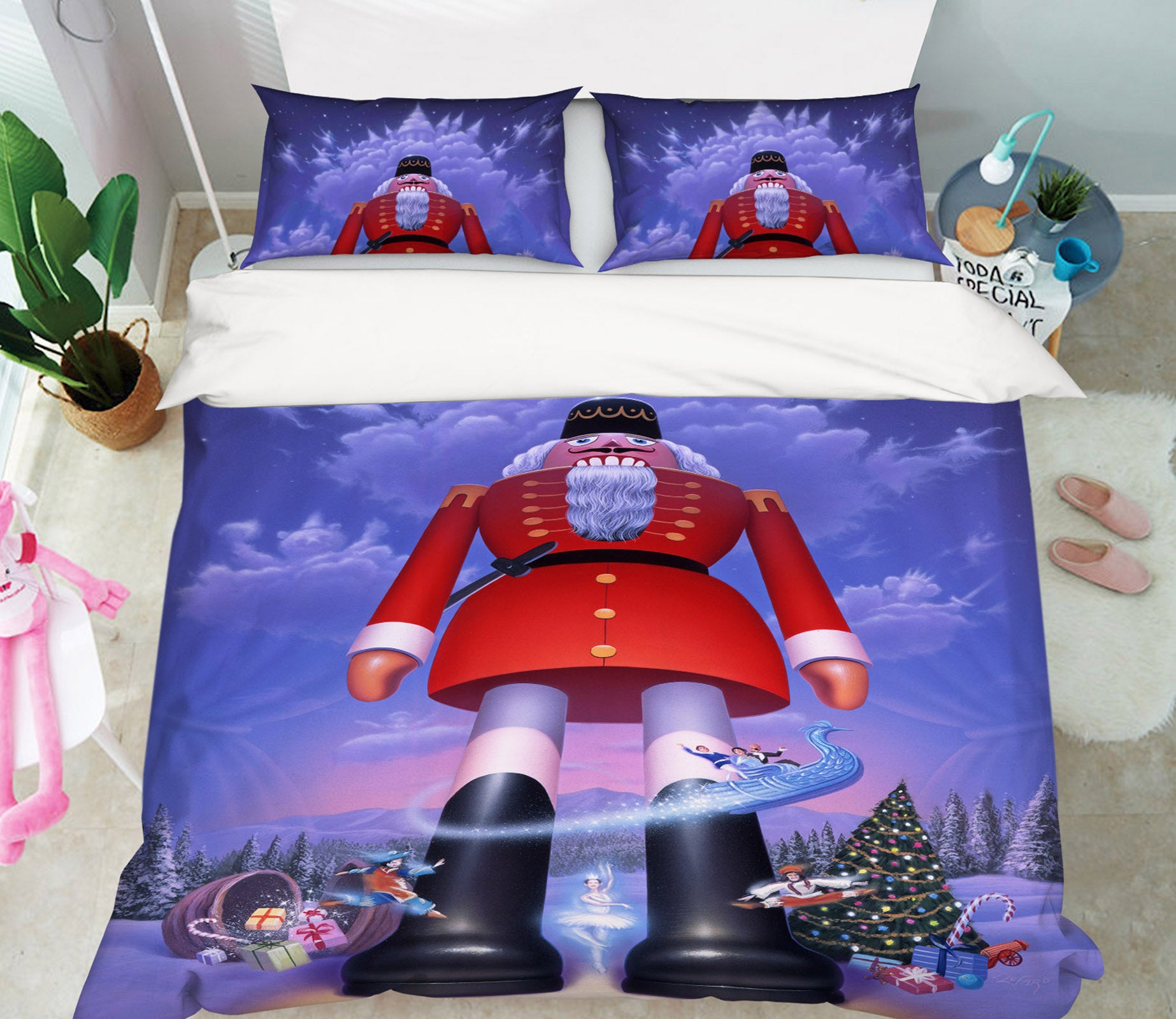 3D Nutcracker 86034 Jerry LoFaro bedding Bed Pillowcases Quilt