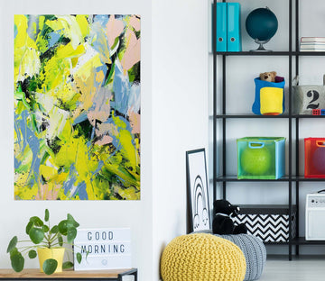 3D Yellow Graffiti 292 Allan P. Friedlander Wall Sticker Wallpaper AJ Wallpaper 2 