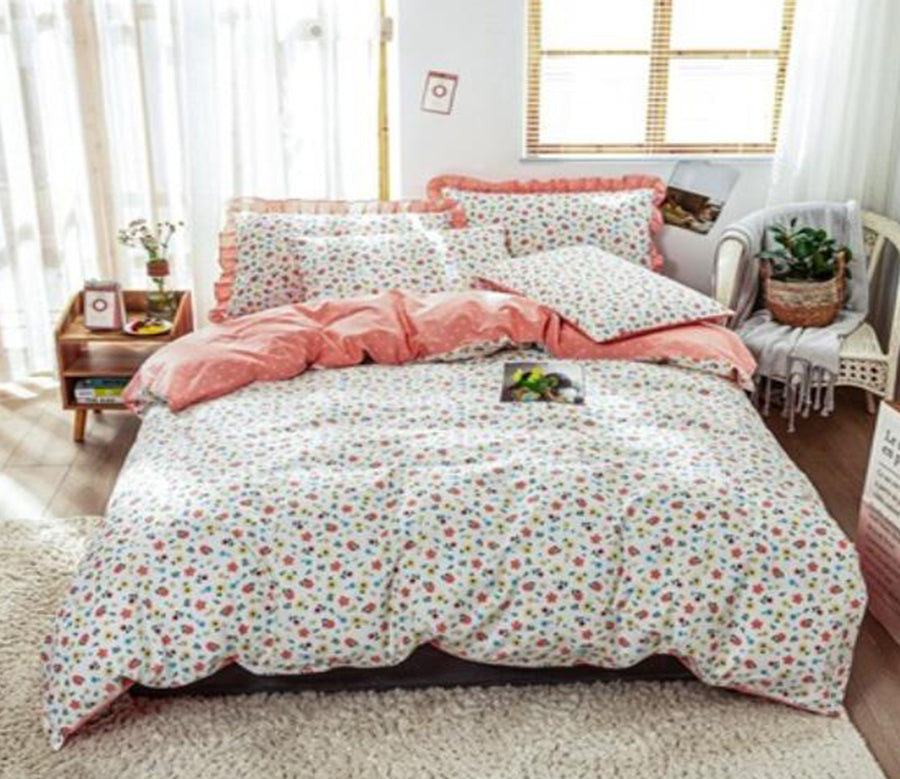 3D Small Floral 40326 Bed Pillowcases Quilt
