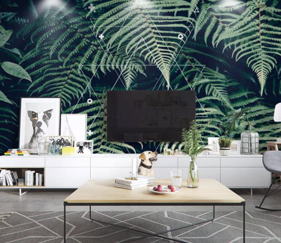 3D Waterdrop Leaves 2059 Wall Murals Wallpaper AJ Wallpaper 2 