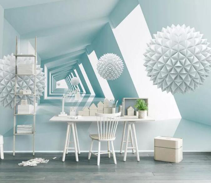 3D Circular Pattern 1171 Wall Murals Wallpaper AJ Wallpaper 2 