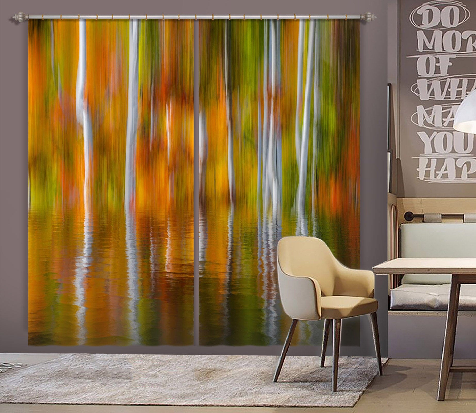 3D Color Forest 145 Marco Carmassi Curtain Curtains Drapes Curtains AJ Creativity Home 