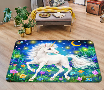 3D Unicorn Star 5612 Kayomi Harai Rug Non Slip Rug Mat