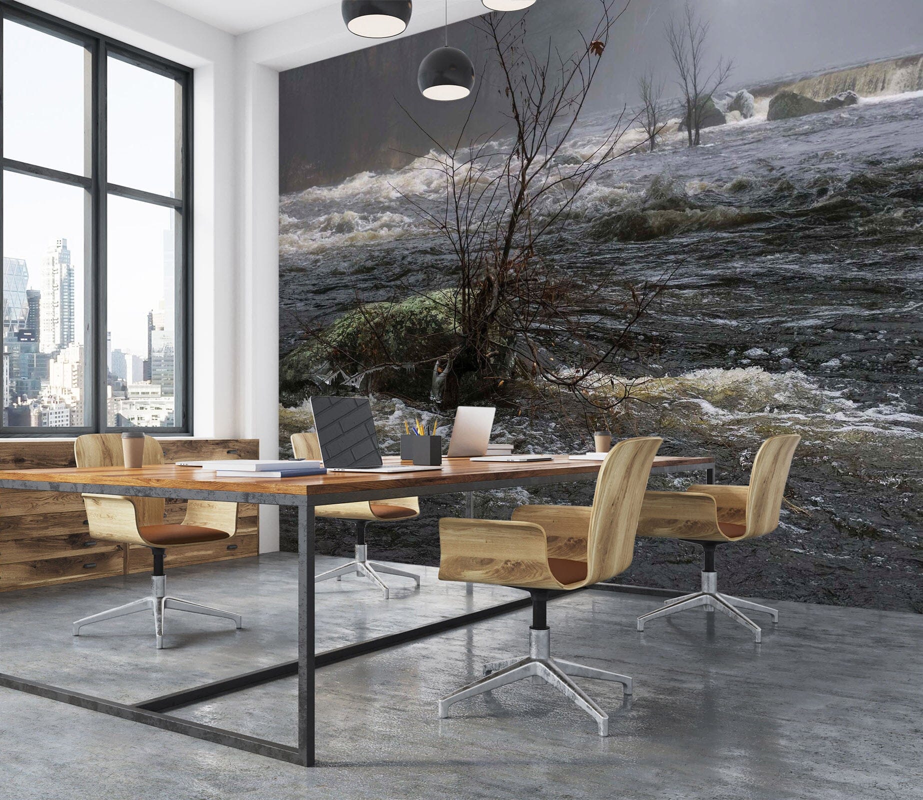 3D Misty River 113 Jerry LoFaro Wall Mural Wall Murals Wallpaper AJ Wallpaper 2 