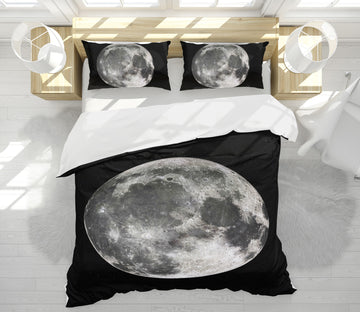 3D Moon 59022 Bed Pillowcases Quilt