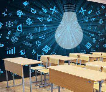 3D Icon Light Bulb 160 Wall Murals Wallpaper AJ Wallpaper 2 