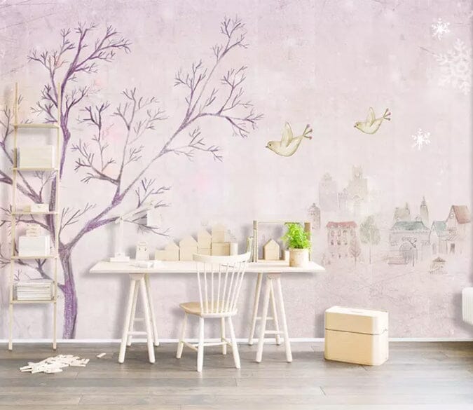 3D Pink World 1490 Wall Murals Wallpaper AJ Wallpaper 2 