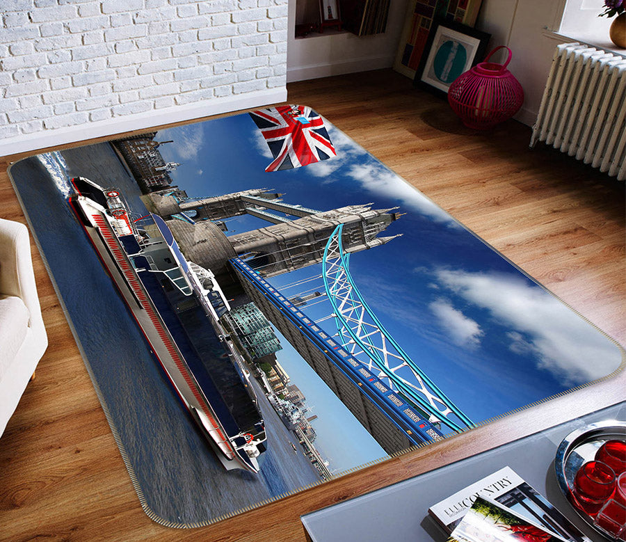 3D Steamship 66041 Non Slip Rug Mat
