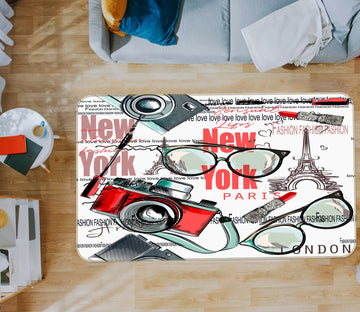 3D Glasses Camera 37059 Non Slip Rug Mat