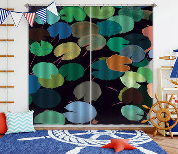 3D Lotus Leaf 225 Allan P. Friedlander Curtain Curtains Drapes Curtains AJ Creativity Home 