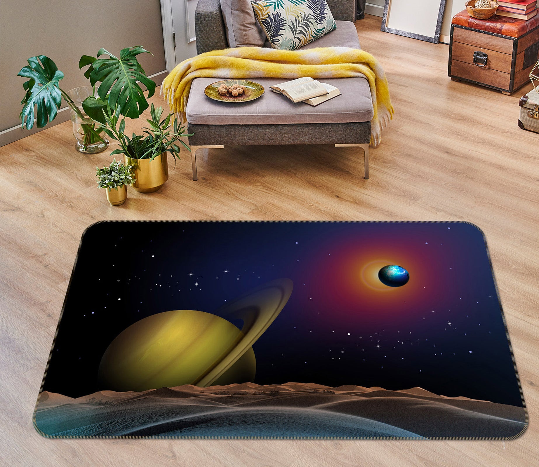 3D Planet 31180 Non Slip Rug Mat