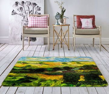 3D Field Tree 1064 Allan P. Friedlander Rug Non Slip Rug Mat Mat AJ Creativity Home 