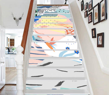 3D Fresh Painting 1650 Stair Risers Wallpaper AJ Wallpaper 