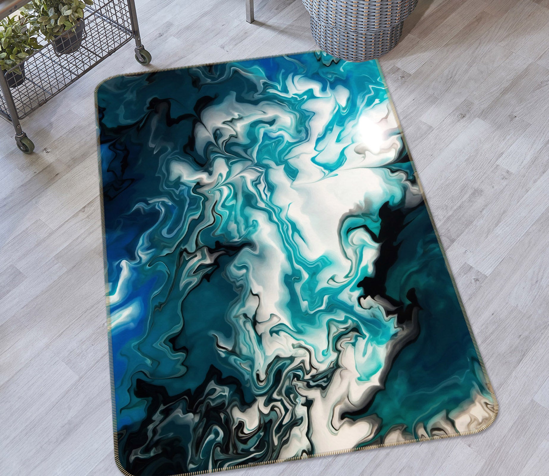 3D Pattern 29216 Non Slip Rug Mat