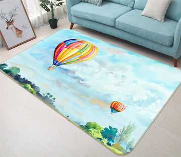 3D Hot Air Balloon 30160 Non Slip Rug Mat