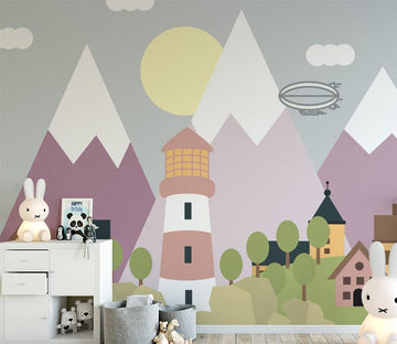 3D Color House WC013 Wall Murals Wallpaper AJ Wallpaper 2 