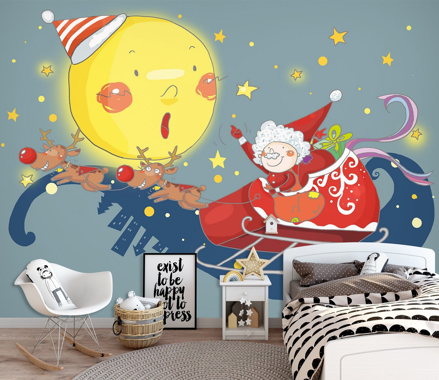 3D Moon Doll 1723 Wall Murals Wallpaper AJ Wallpaper 2 