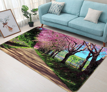3D Cherry Tree 66121 Non Slip Rug Mat