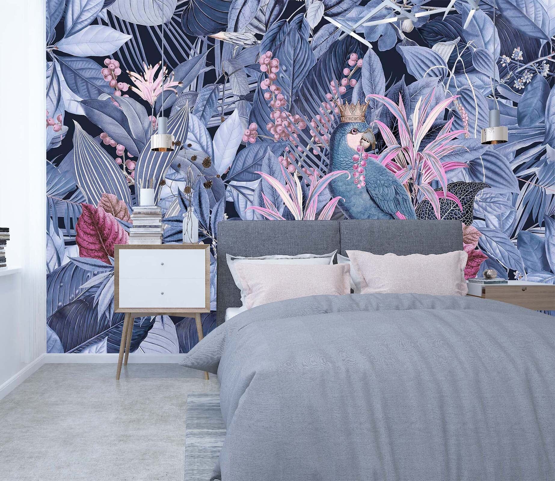 3D Purple Forest 1004 Andrea haase Wall Mural Wall Murals Wallpaper AJ Wallpaper 2 