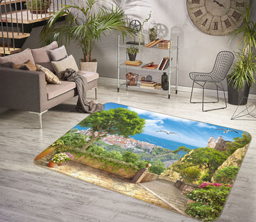 3D Trees 34059 Non Slip Rug Mat