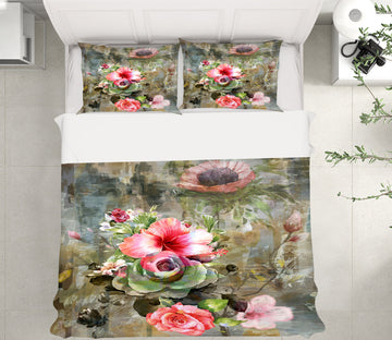 3D Flower 60153 Bed Pillowcases Quilt