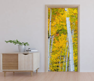 3D Autumn Trees 122106 Marco Carmassi Door Mural