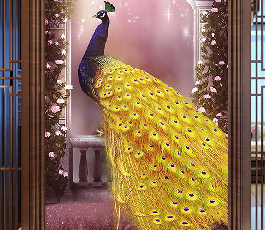 3D Peacock 409 Wall Murals Wallpaper AJ Wallpaper 2 
