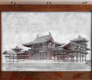 3D Pavilion 347 Wall Murals Wallpaper AJ Wallpaper 2 