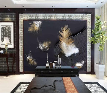 3D Feather Fly 2676 Wall Murals Wallpaper AJ Wallpaper 2 