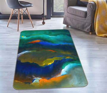 3D Colored Clouds 65046 Non Slip Rug Mat