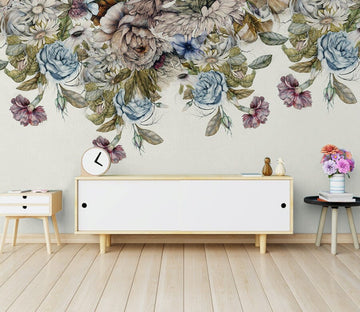 3D Blue Rose WG124 Wall Murals Wallpaper AJ Wallpaper 2 