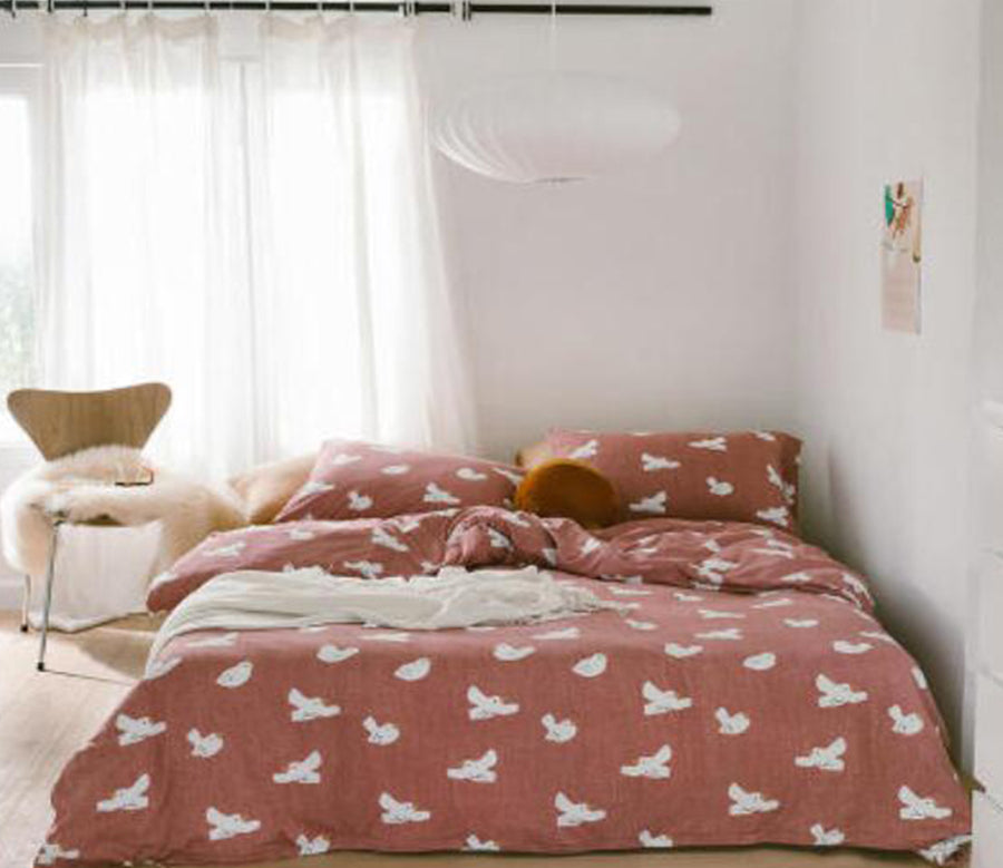 3D White Pigeon 17153 Bed Pillowcases Quilt