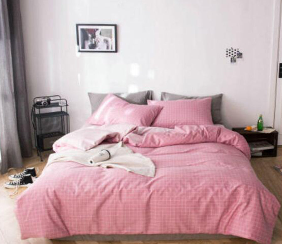 3D Pink 40100 Bed Pillowcases Quilt