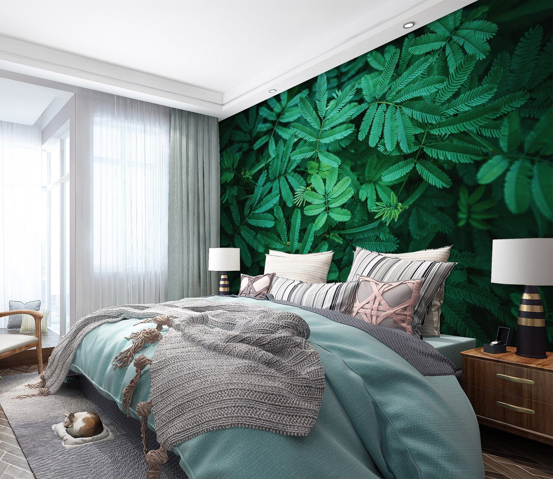 3D Silent Leaves 2047 Wall Murals Wallpaper AJ Wallpaper 2 