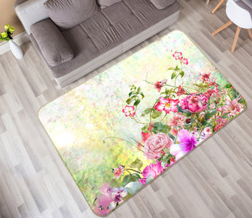 3D Flower Bush 30165 Non Slip Rug Mat