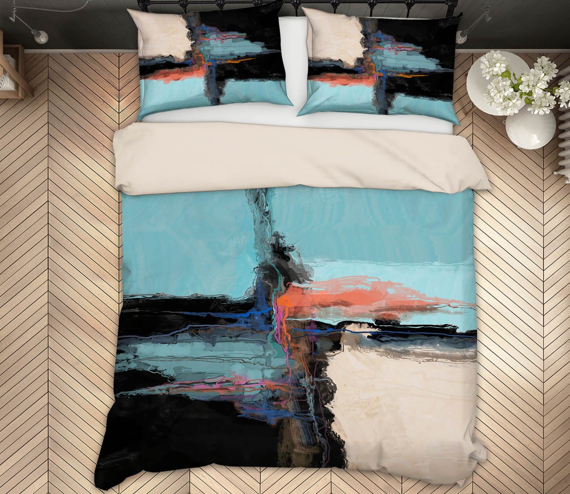 3D Ink Graffiti 2018 Michael Tienhaara Bedding Bed Pillowcases Quilt Quiet Covers AJ Creativity Home 