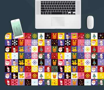 3D Santa Cube 51160 Christmas Desk Mat Xmas