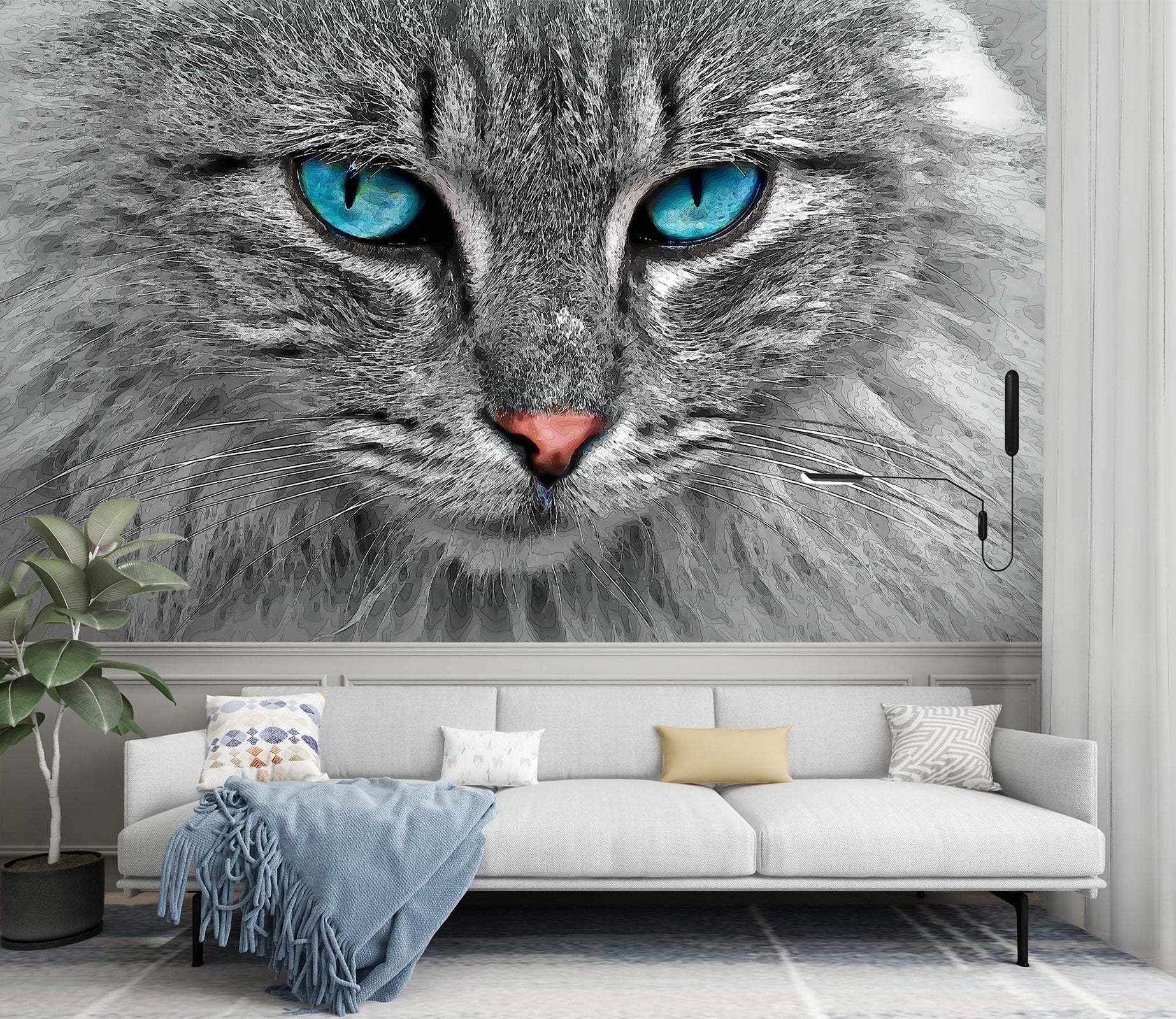 3D Cat 10864 Alius Herb Wall Mural Wall Murals