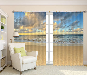 3D Beach 61232 Kathy Barefield Curtain Curtains Drapes